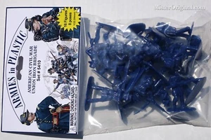 Armies in Plastic American Civil War Union Iron Brigade Infantry 1/32 16 Figs - Picture 1 of 4