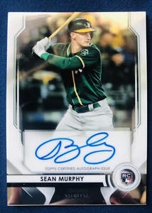 SEAN MURPHY 2020 Bowman Sterling Rookie Auto RC Autograph #BSRA-SM Oakland A's - Picture 1 of 2