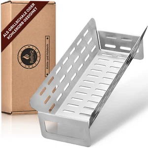 BABEQ - 3-in-1 Edelstahl Grillkorb auch als Kohlekorb, Räucherkorb - BBQ Zubehör - Bild 1 von 7