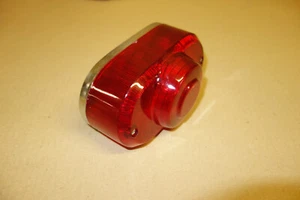 Honda 50 C50 C90 C72 6V Cub moped rear brake light lens stop PATTERN - Picture 1 of 8