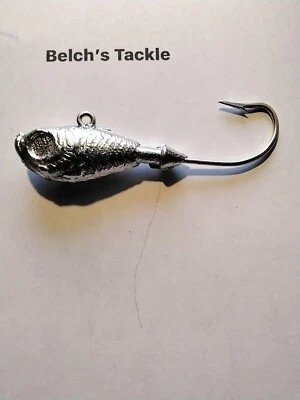 20 Ultra Minnow Jig Heads. Unpainted. Flounder Cod Stripper Bass - Image 1 of 3