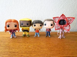 Funko Pop! Stranger Things Menge 5 Figuren Nancy Will Hopper Max Demogorgan - Bild 1 von 6