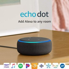 Amazon Echo Dot Smart Speaker with Alexa Voice Control 3rd Gen Black