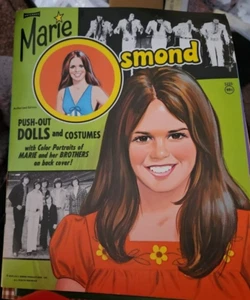 BAMBOLE DI CARTA VINTAGE NON TAGLIATE 1973 MARIE OSMOND ~ Artigianato BELLE/NOS - Foto 1 di 3