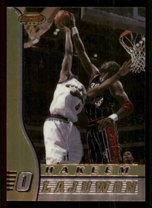 1996-97 Bowman's Best #15 Hakeem Olajuwon - Picture 1 of 2