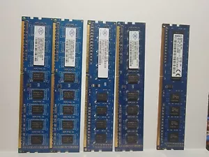 LOT 10 Samsung Kingston Edge Nanya 4GB 2GB DDR3 PC3 DIMM MEMORY RAM - Picture 1 of 7