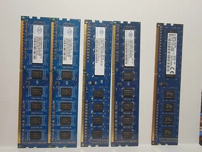 LOT 10 Samsung Kingston Edge Nanya 4GB 2GB DDR3 PC3 DIMM MEMORY RAM - Image 1 of 4