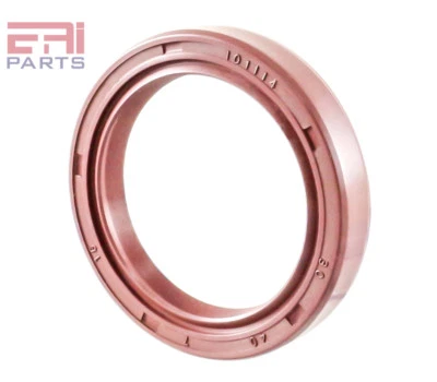 EAI 30x40x7mm FPM/FKM Oil Shaft Rotary Seal w/ Stainless Steel Spring Dbl Lip - Image 1 of 2