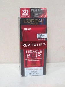 LOREAL PARIS REVITALIFT MIRACLE BLUR SKIN SMOOTHER FINISHING CREAM 1.18OZ - Picture 1 of 1