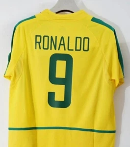 Ronaldo Maglia Brasile 2002 Vintage Jersey - Foto 1 di 6