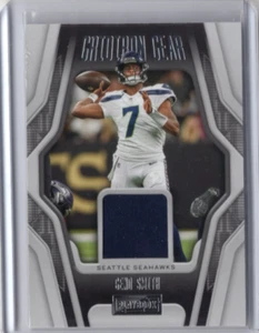 Tarjeta #GG-10 parche de camiseta GENO SMITH NFL Seahawks 2022 Panini Playbook Gridiron - Imagen 1 de 2