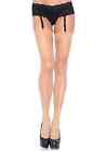 Plus Size Sheer Nude Thigh High Stockings for Women