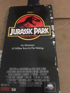 Jurassic Park (VHS 1993) Original Film Great Condition - Picture 1 of 3