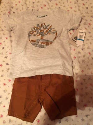 Nuevo conjunto corto Timberland talla 24 meses ¡muy bonito!! Foto 1 de 4