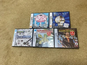 Nintendo DS SEALED ALL NEW Game Lot Bundle Touchmaster Big Brain Age 2 No Deal - Picture 1 of 5