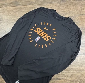 Nike Phoenix Suns Shirt Herren Large Schwarz Langarm NBA Dri-Fit Warmup Shooting - Bild 1 von 8