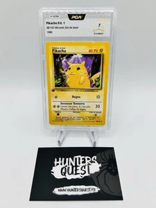 Carte Pokémon Pikachu 58/102 Set de Base Édition 1 Wizards PCA 7 FR - Imagen 1 de 1