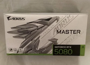 AORUS GeForce RTX 5080 Master Ice 16G GDDR7 Graphics Card 9VN5080AMI-00-G10 - Afbeelding 1 van 6