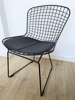 Vintage Harry Bertoia Side Chair No 420 1950s Knoll Italian interior design - Image 1 of 4