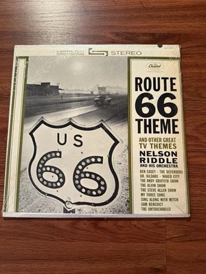 "Route 66 Theme And Other Great TV Themes" Nelson Riddle LP 1962 ST1771 Capitol - Image 1 of 4