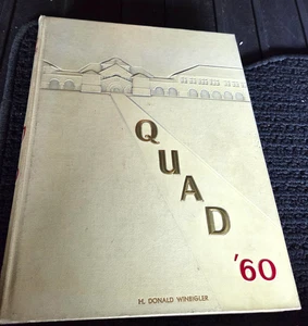 1960 Stanford University Quad Jahrbuch mit graviertem Namen 6 Pfund - Bild 1 von 6