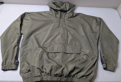 Chaqueta cortavientos de carbono para hombre S verde cremallera completa manga larga  Foto 1 de 4