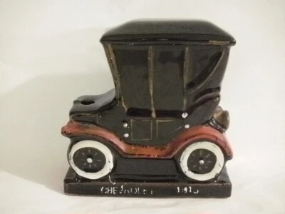 CHEVROLET 1915 JUGUETE CERÁMICA NEGRA RUBENS ORIGINALES JAPÓN AÑOS 60 PINTADO A MANO 4.5" Foto 1 de 4