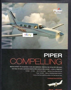PIPER FLUGZEUGMATRIX ÜBERZEUGENDE KABINENKLASSE KOMFORT 2008 AD - Bild 1 von 1