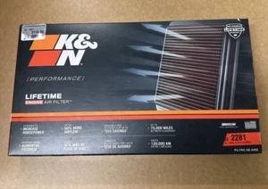 K&N Air filter 33-2281 NEW IN BOX - Picture 1 of 3