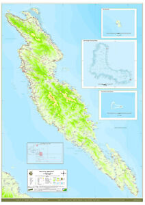 Topographic Map of Malaita Province Solomon Islands  1:150,000