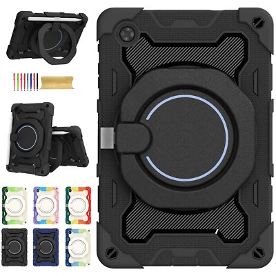 Funda a prueba de golpes con soporte de anillo giratorio para Lenovo Tab M11/M10Plus/M10/M9/M8 NUEVA Foto 1 de 4