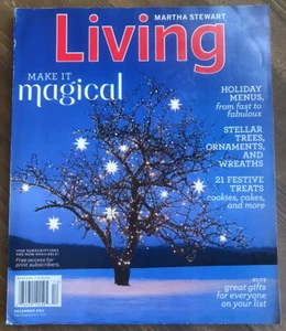 Martha Stewart Living Magazine December 2011 - Magical Holiday - Picture 1 of 3