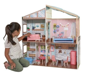 Kidkraft Designed by Me 29 Piece Magnetic Makeover Dollhouse - Picture 1 of 3