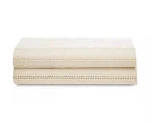 Ralph Lauren Annandale Meade Tonal Sand King Flat Sheet, New and Sealed - Picture 1 of 6