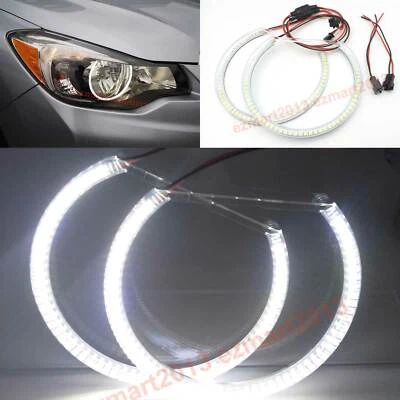 Anillos de halo LED para Subaru XV Crosstrek 2011-2016 faro diablo ángel ojo lámpara Foto 1 de 4