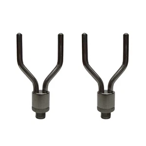 2 X STAINLESS STEEL ROD BACK RESTS - Picture 1 of 2