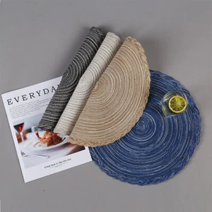 Heat-resistant tea cup mat, circular dining plate and bowl mat RXX - Picture 1 of 12