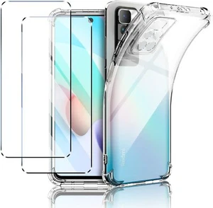 Coque Silicone TPU Transparente Quatre Coins Renforces + 2 Verres Trempes Pour - Imagen 1 de 3