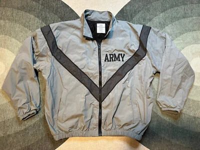 Skilcraft Vintage Army Windbreaker Full Zip Elastic Bottom IPFU Army Jkt Large - Image 1 of 4
