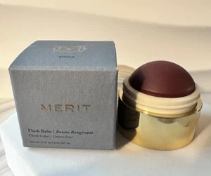 MERIT Flush Balm Blush Full Size ~ NEW in Box Cheek Color ~ Mood (Discontinued) - Picture 1 of 8