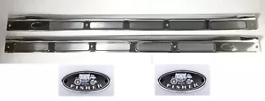 LH & RH Sill Scuff Plates w/ Decals For 1970-81 Chevy Camaro & Pontiac Firebird - Picture 1 of 7