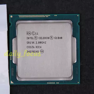 Intel Celeron Dual-Core G1840 SR1VK 2.8 GHz CM8064601483439 CPU LGA 1150 5 GT/s - Picture 1 of 2