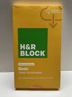 H&R Block 2022 Tax Software - Basic Simple Tax Situations PC/MAC ~ SEALED BOX
