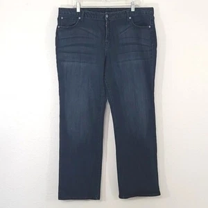 GAP Premium Curvy Straight Blue Denim Women's Jeans, size 18/34 R - Picture 1 of 7