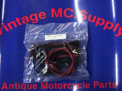 Harley 1939 - 1945 WL, UL, EL, FL, kit completo de arnés de cableado trenzado premium  Foto 1 de 4