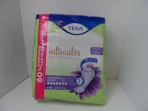 Almohadilla de control de vejiga/absorción nocturna Tena Intimates 45 quilates - NUEVA - Imagen 1 de 4