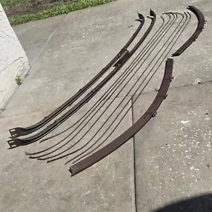 OEM 1937 Oldsmobile F-37 Headliner Bows with Mounting Brackets & Hardware - Picture 1 of 7