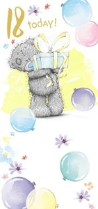 Me to You 18th Birthday Card 18 Today Tatty Teddy - Picture 1 of 3