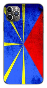 Coque en silicone imprimée compatible Apple iPhone 11 Pro Max Drapeau La Réunion - Picture 1 of 3