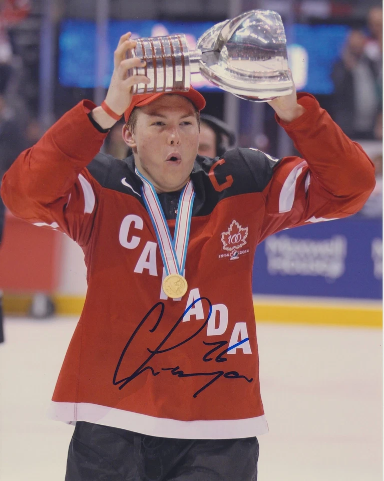 FOTO 8X10 ASSINADA POR CURTIS LAZAR EQUIPE CANADÁ 2 - Imagem 1 de 1